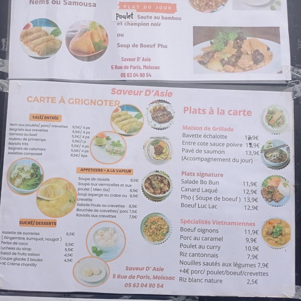 Saveurs d'Asie - Menu Image 1