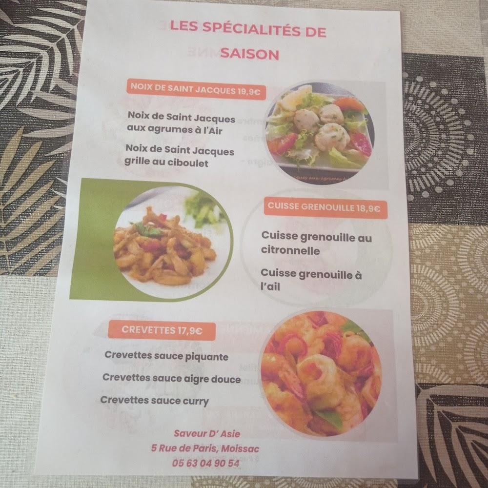 Saveurs d'Asie - Menu Image 2